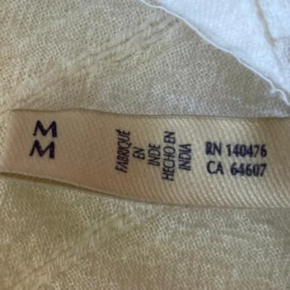 Faherty Ivory Textured Cap Sleeve Blouse - Picture 5 of 8